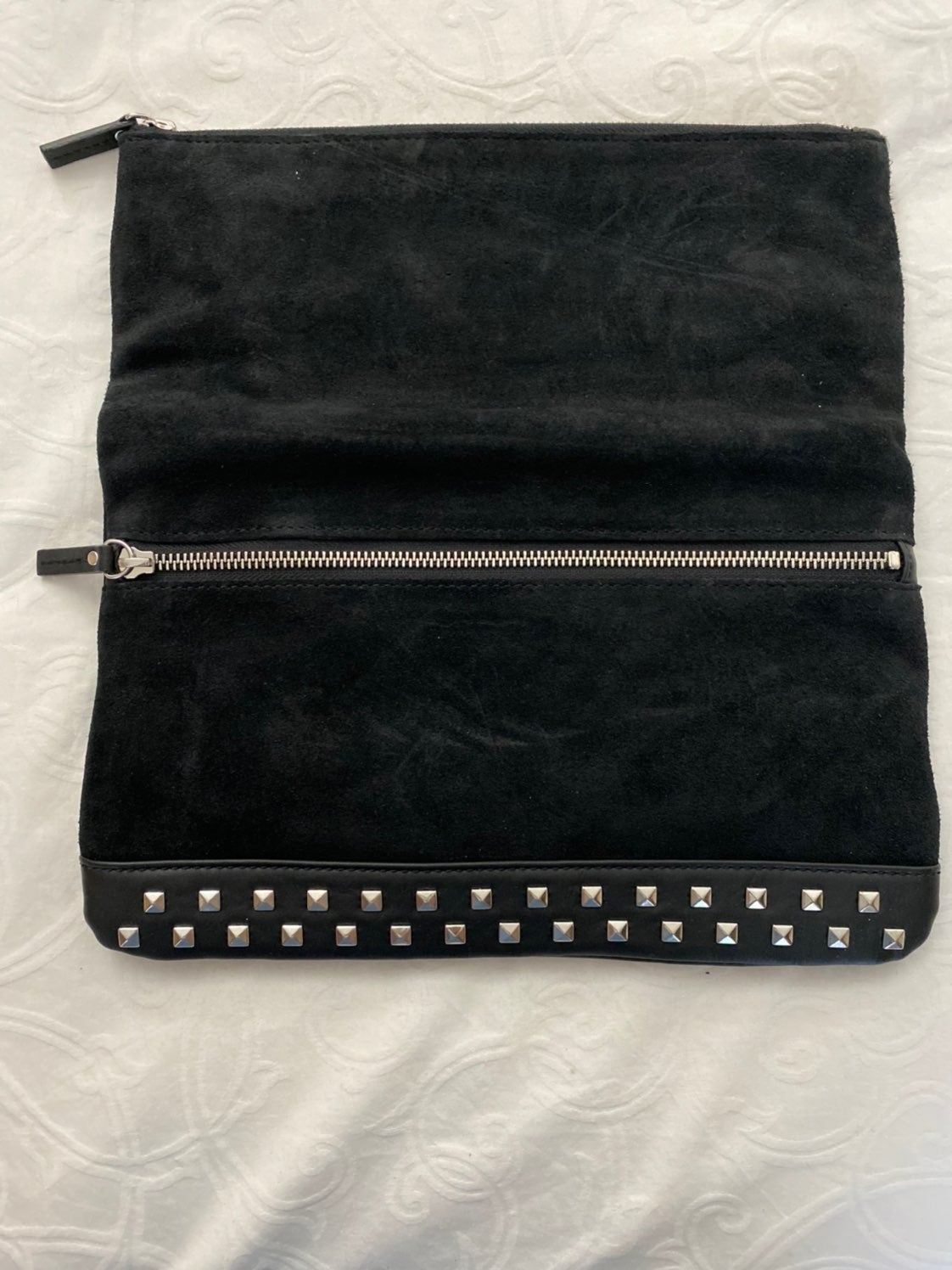 Victoria's Secret Suede studded clutch