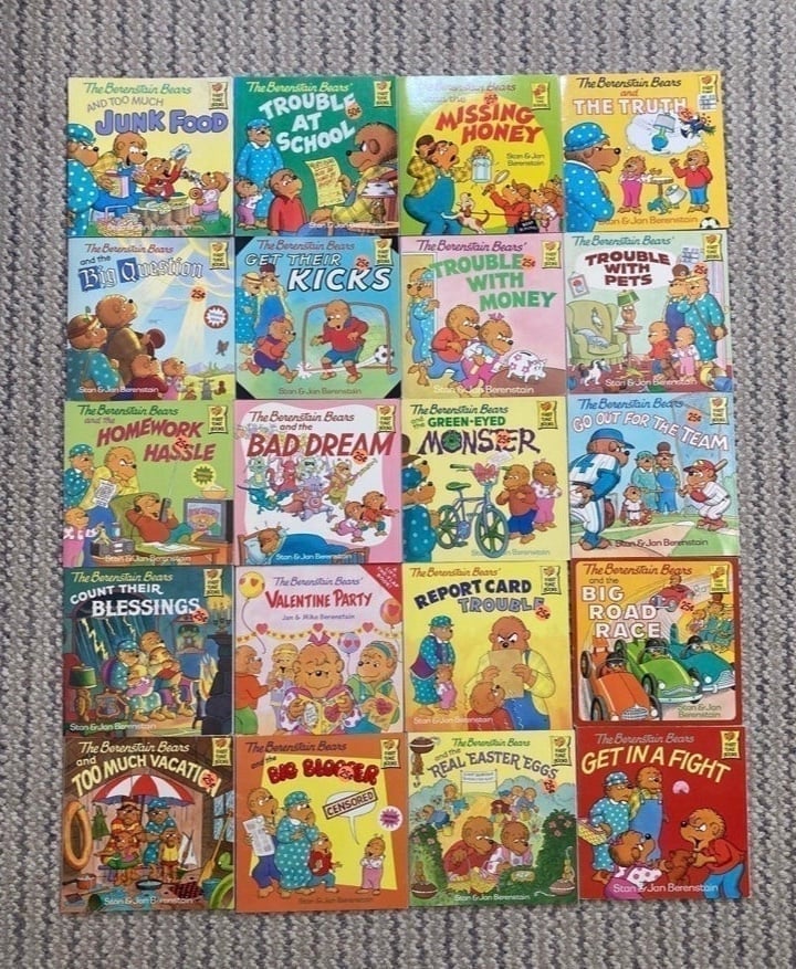 Berenstain Bears Big Book Lot 28 Total Books Bundle Kids Books