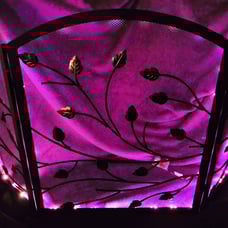 LED Fireplace screen