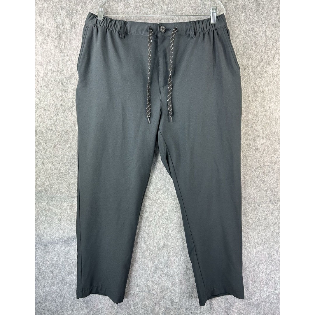 Chubbies Men's Travertines Everywhere Performance Black Pants Drawstring Size XL