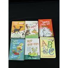 Bright and Early Board Book Lot of 6 Small Dr Seuss Board Books -Mint Condition!