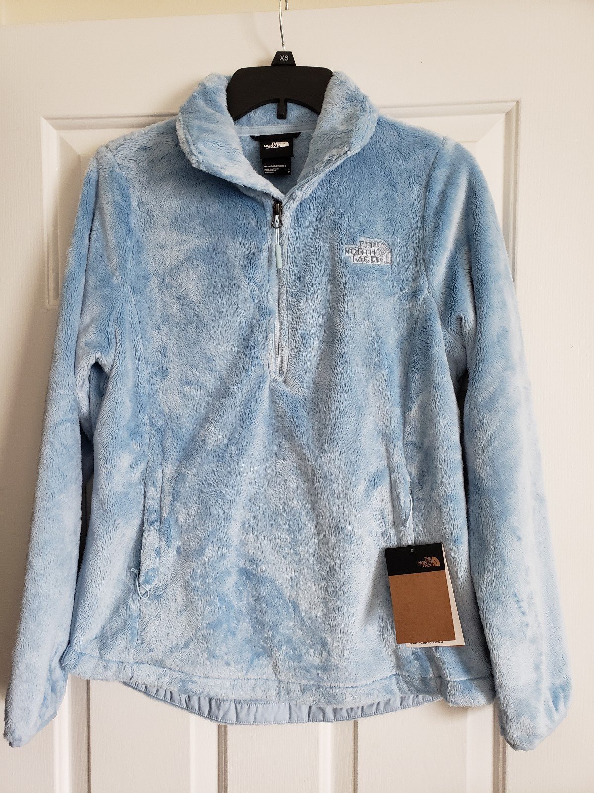 The North Face Osito Jacket 1/4 ZIP PULLOVER in Angel Falls Blue - Women's NWT