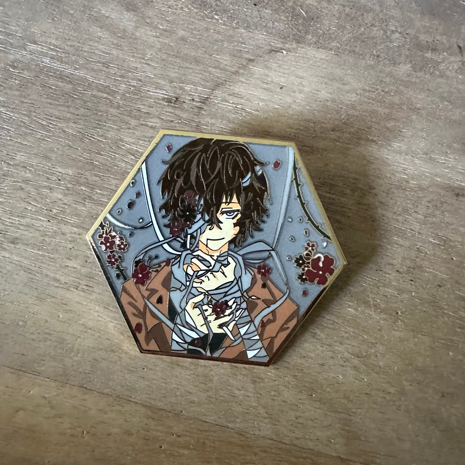 Bungo Stray Dogs Dazai by MoTM man on the moon pins