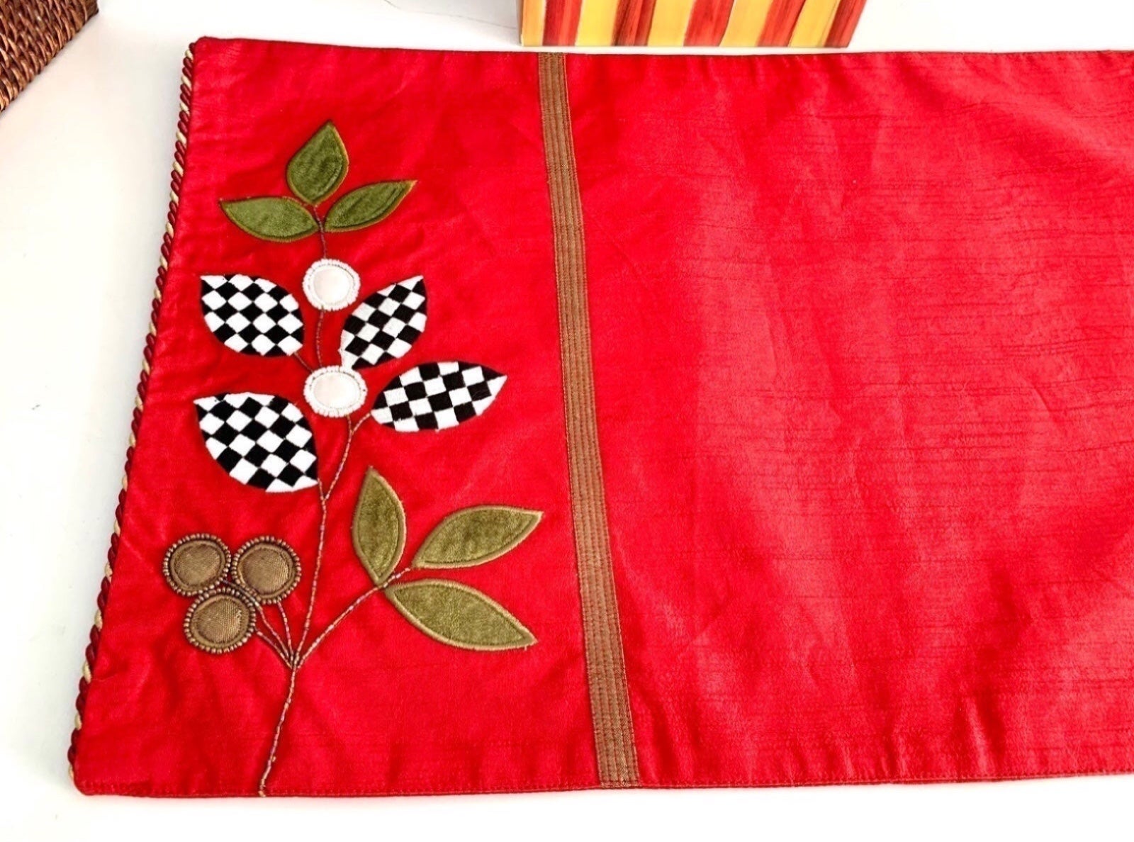 Mackenzie Childs (4) Christmas Placemats BRAND NEW