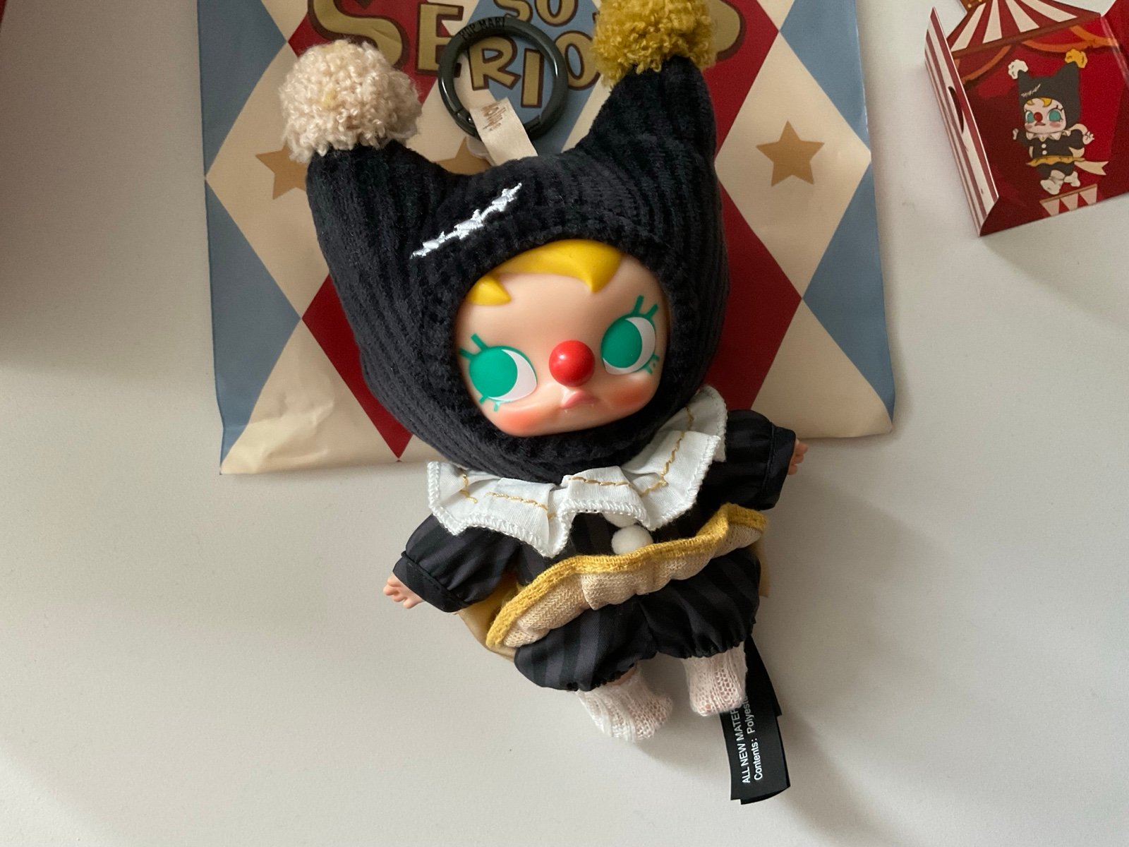 Why So Serious Molly String Puppet POP MART monster labubu clown - ships fast!