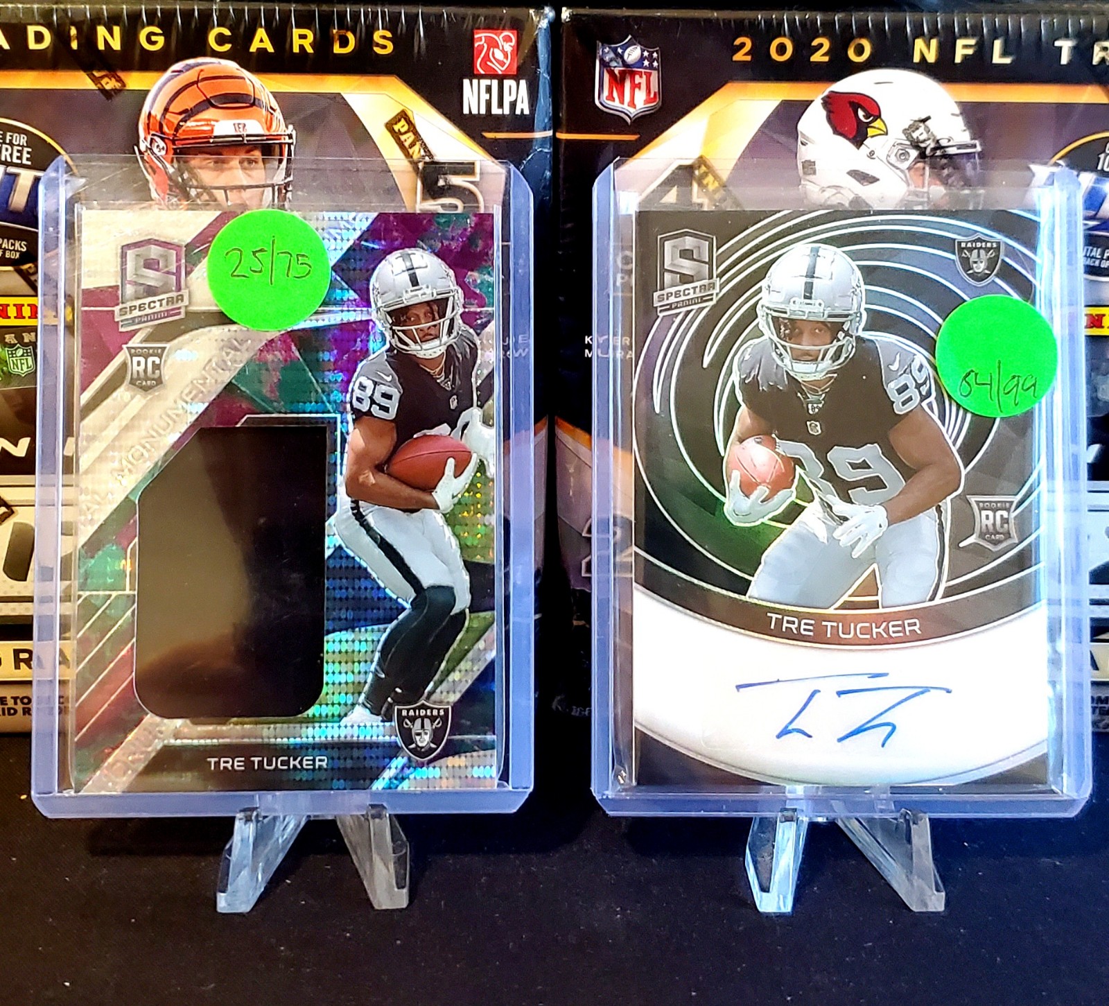 Tre Tucker Rookie Patch Autograph RPA Set - Las Vegas Raiders