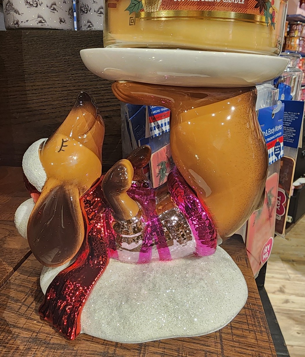Bath & Body Works Christmas Dachshund Candle Holder