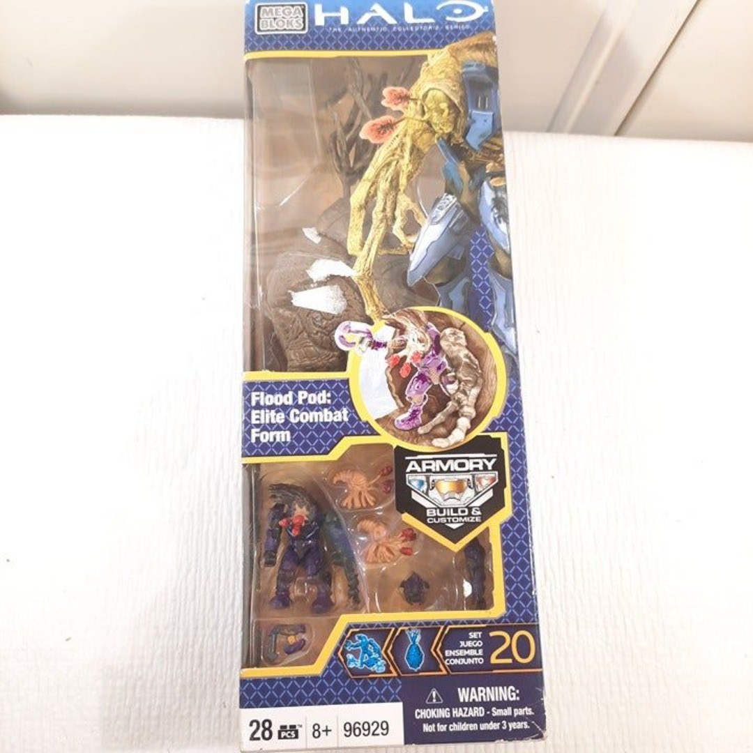 NEW Halo Mega Bloks 96929 Flood Pod Elite Combat Form Armory Build blocks 2011