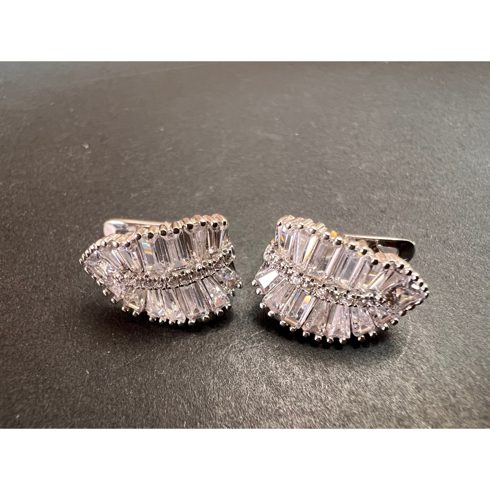 Bella Luce Rhodium Over Sterling Silver Earrings (3.38ctw Dew)