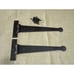 2 PRIMITIVE HAND FORGED Door Hinges, Hinge, Cabinet, Iron, 12 Doors