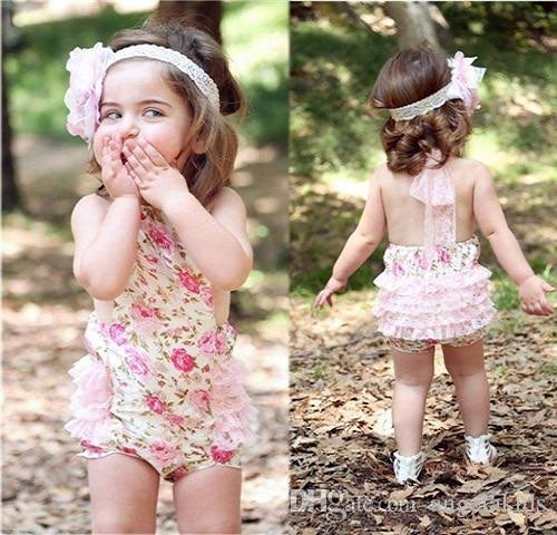 Posh Peanut Vintage Lace Bubble Romper ✨