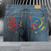 Vintage Y2K Rocawear JNCO COOGI like Baggy Wide Leg Embroidered Jeans