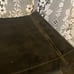 Directors chair stainless steel metal leather back & seat