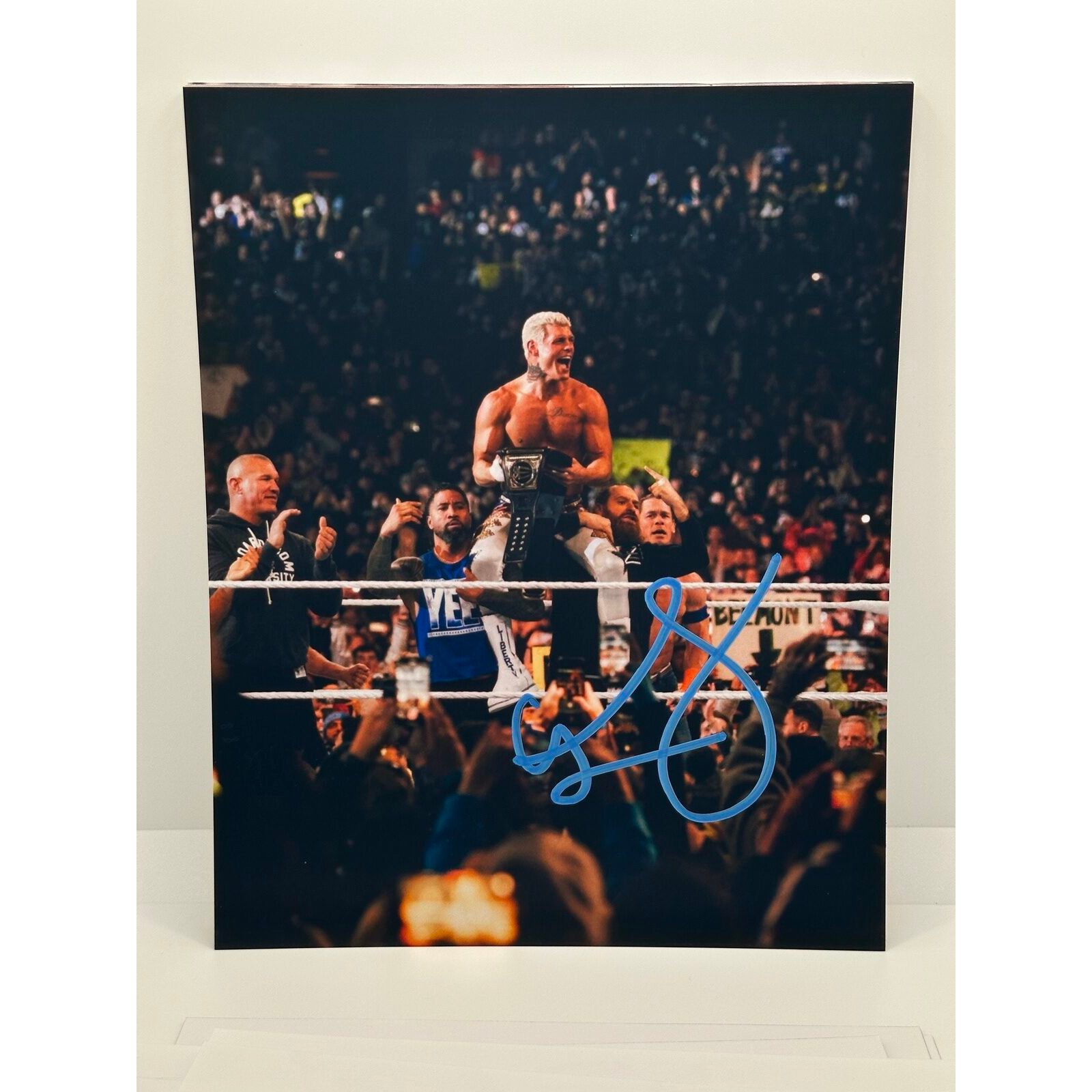 Cody Rhodes Celebration Signed Autographed Photo Authentic 8x10 COA
