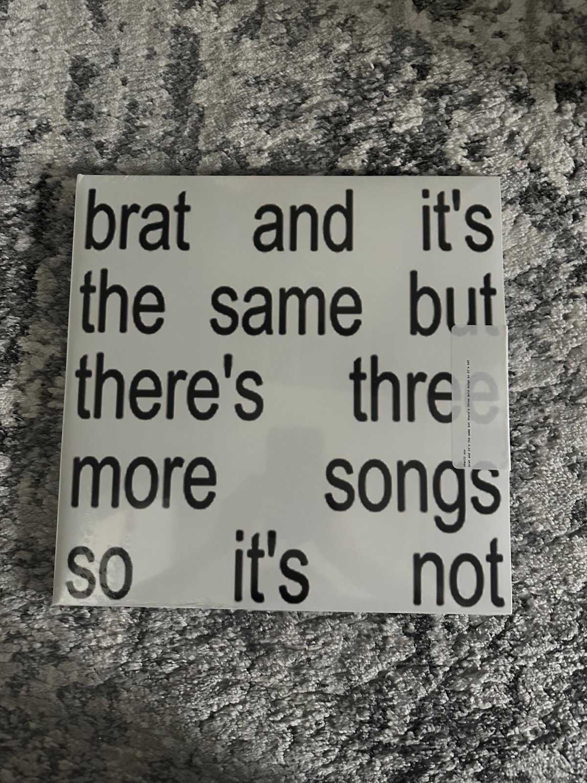 Charli XCX Brat- and it’s the same but there’s three more songs Exclusive Vinyl