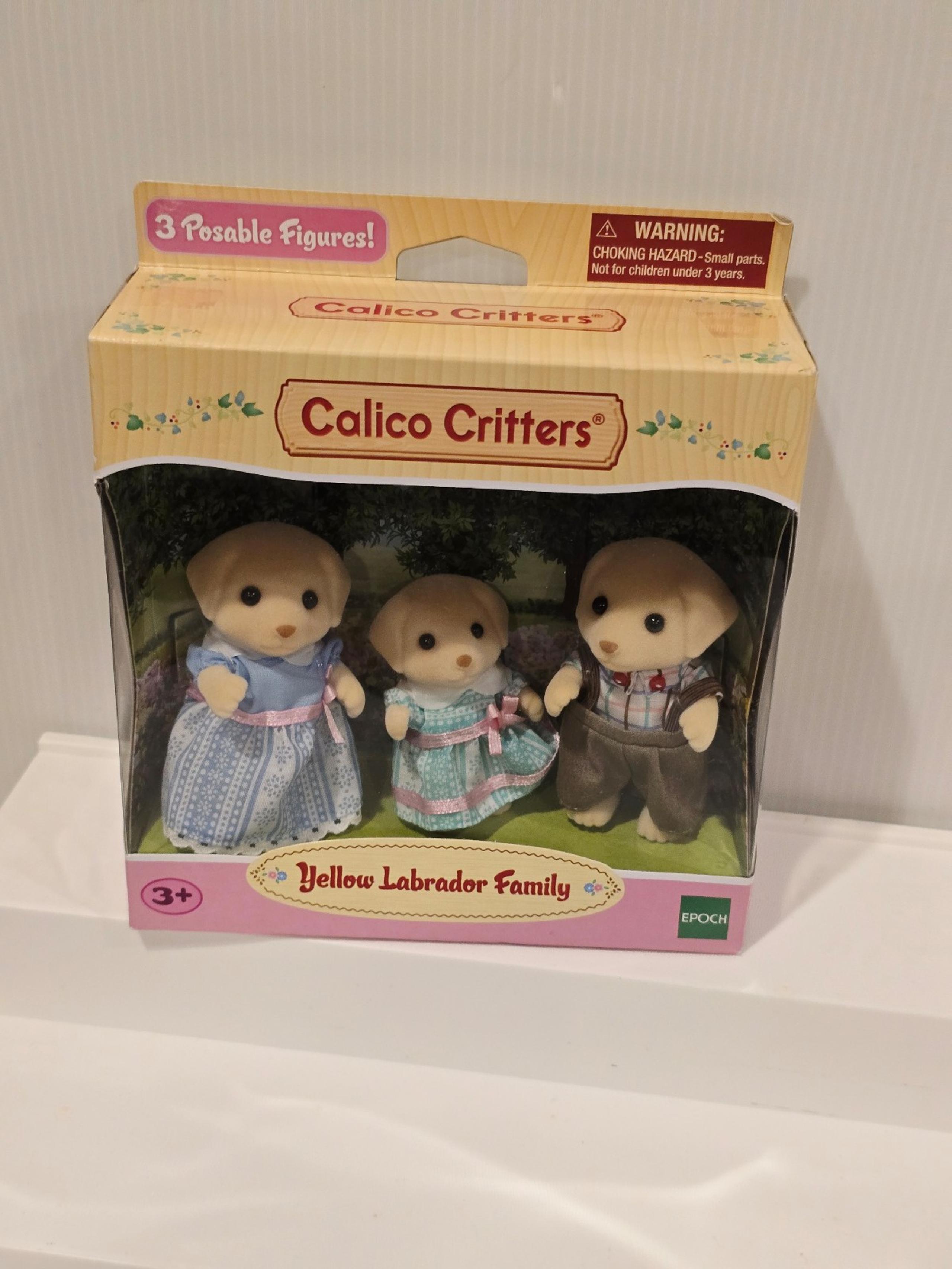 Calico Critters Sylvanian Families Yellow Labrador Family New