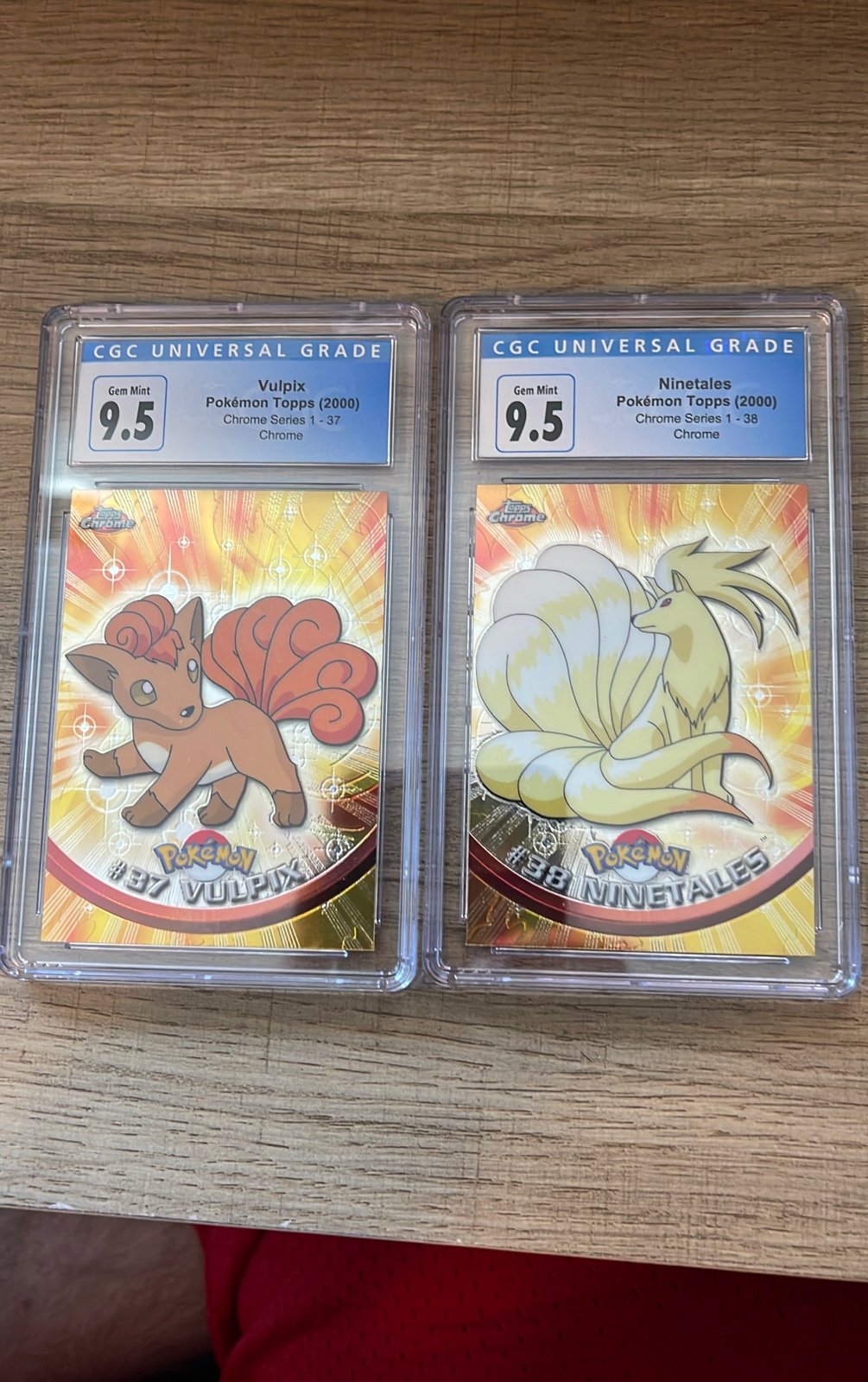 Vulpix and ninetales cgc 9.5’s