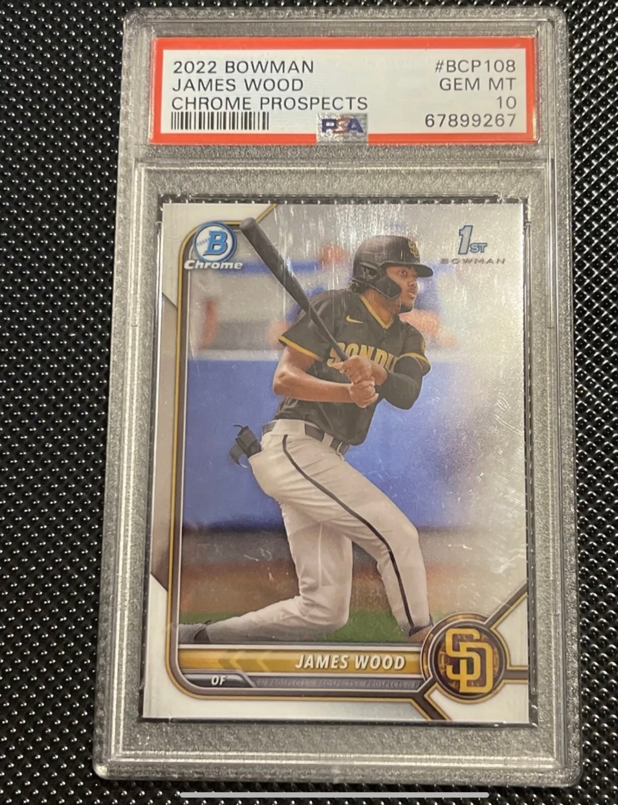 James Wood 1st Chrome psa10