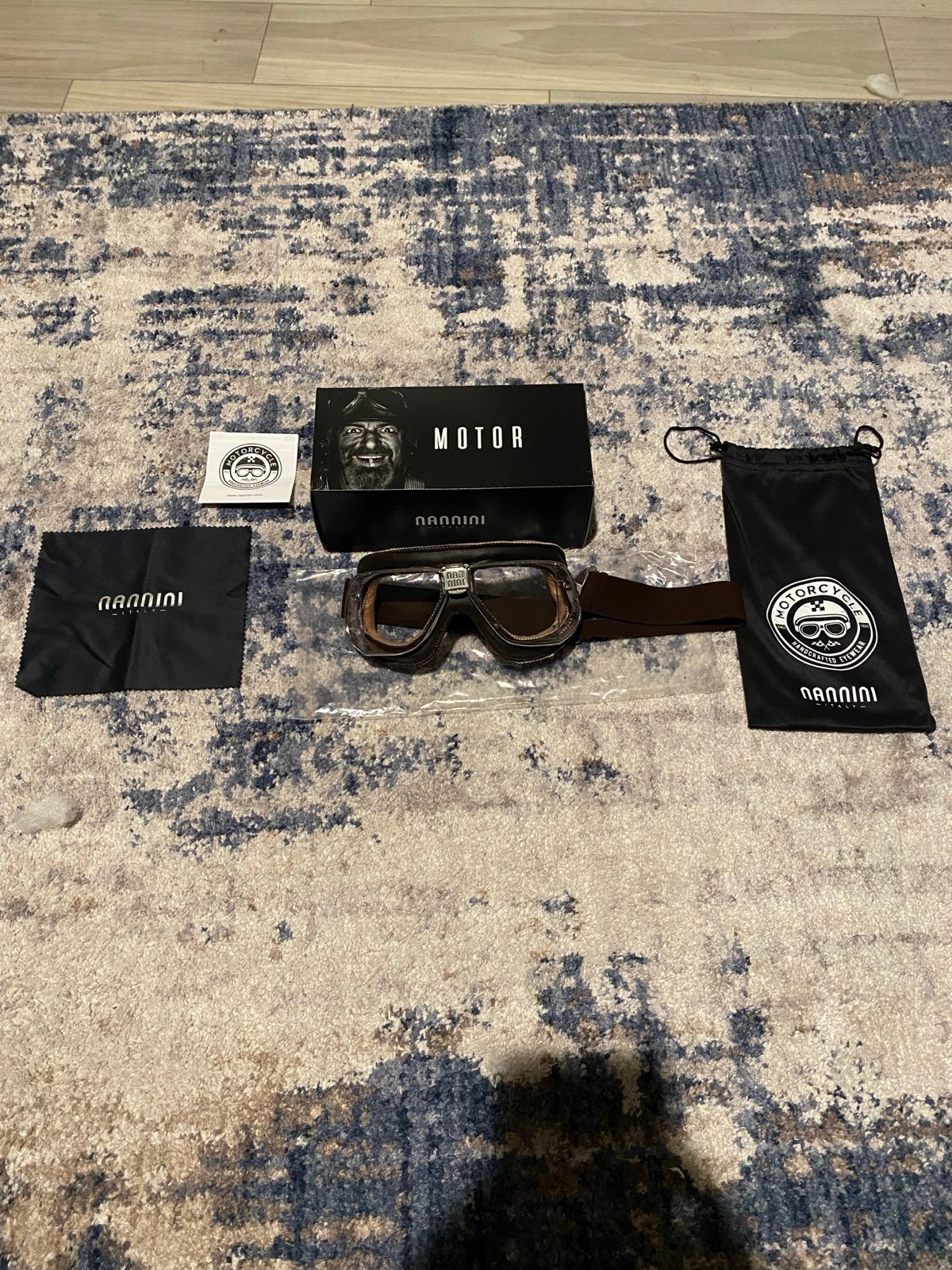 Nanini Custom Classic Motorcycle Goggels