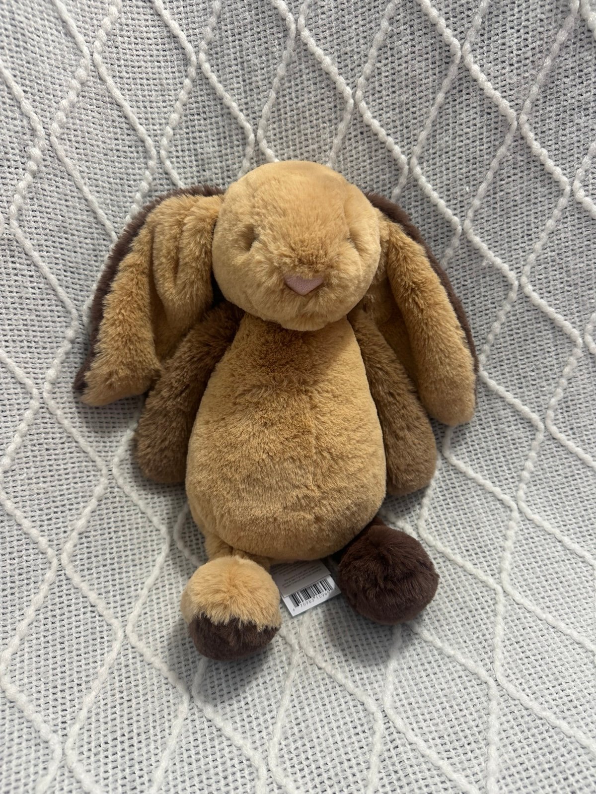 Jellycat Patchwork Bunny Brown BNWT