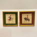Pair or horseman paintings made in Spain