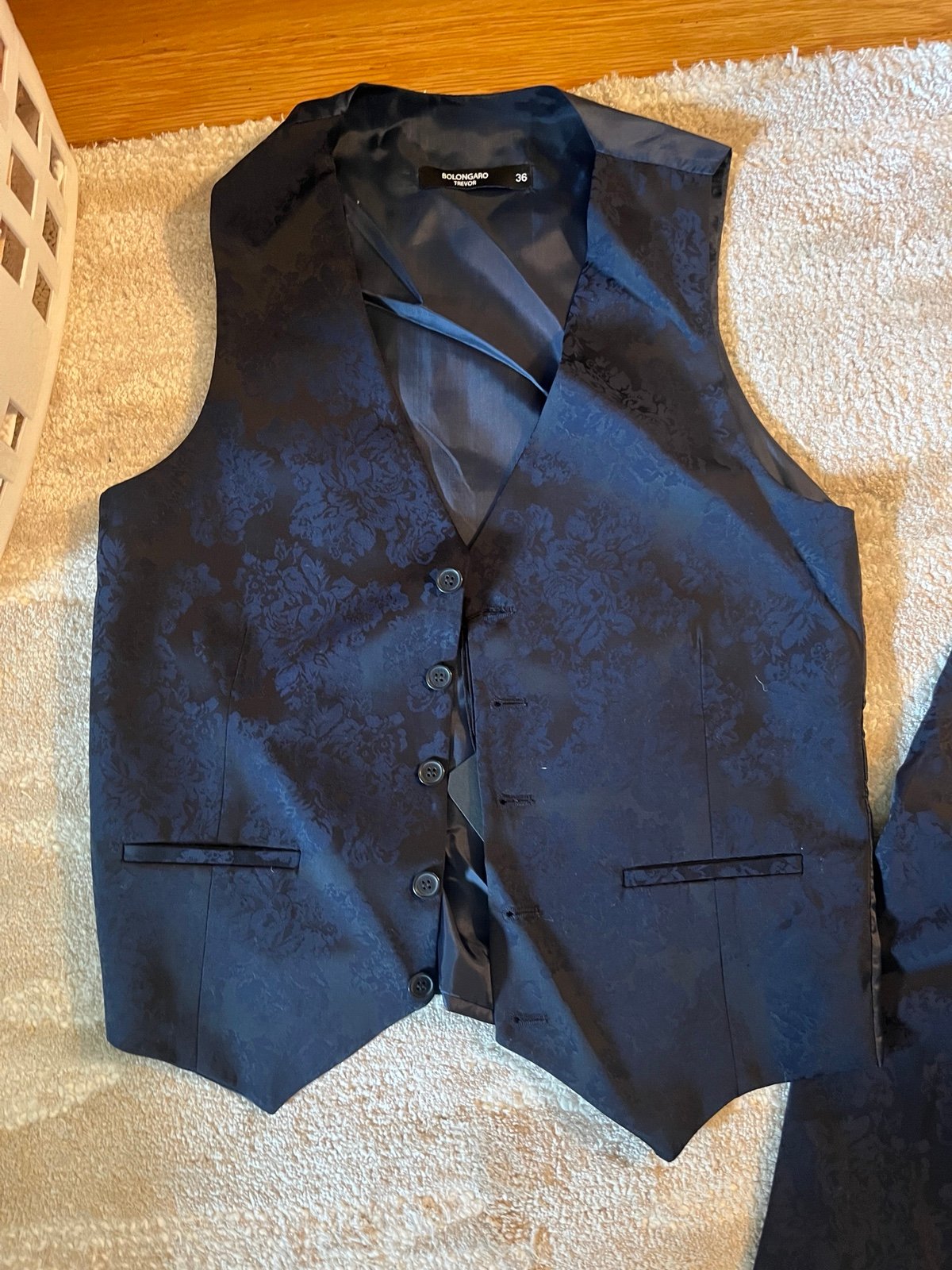 Bolangaro 3 piece satin suit