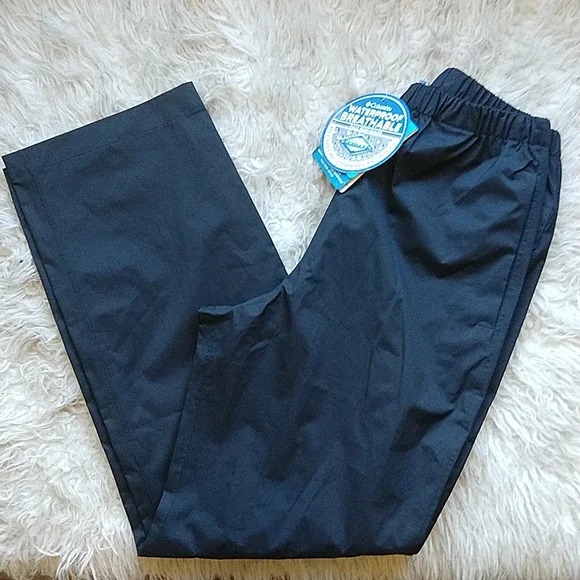 Columbia Sportswear Youth Rain Pants Waterproof Pockets Medium 10/12