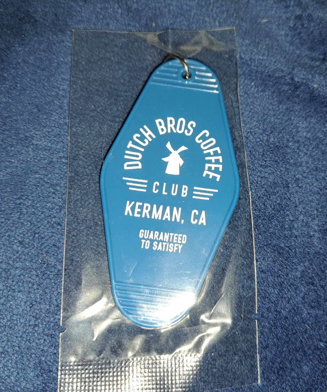 VERY RARE Dutch Bros Keychain Kerman, CA