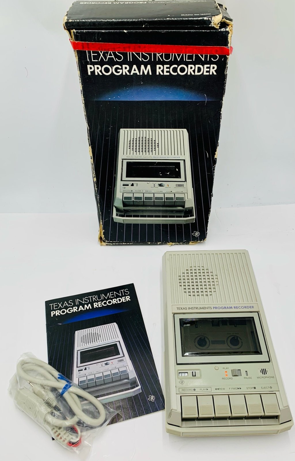 Texas Instruments Program Recorder Model No. PHP2700 1982 Rare Vintage