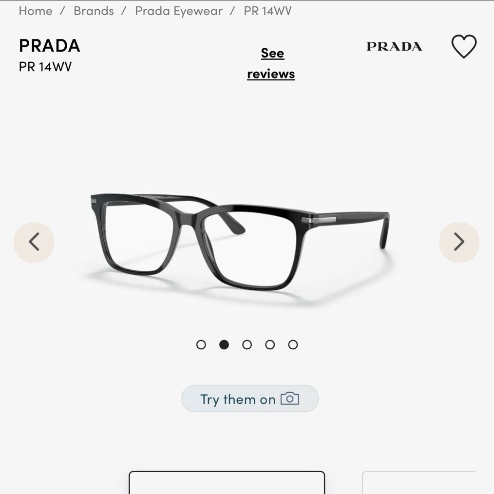 Prada Glasses PR 14WV