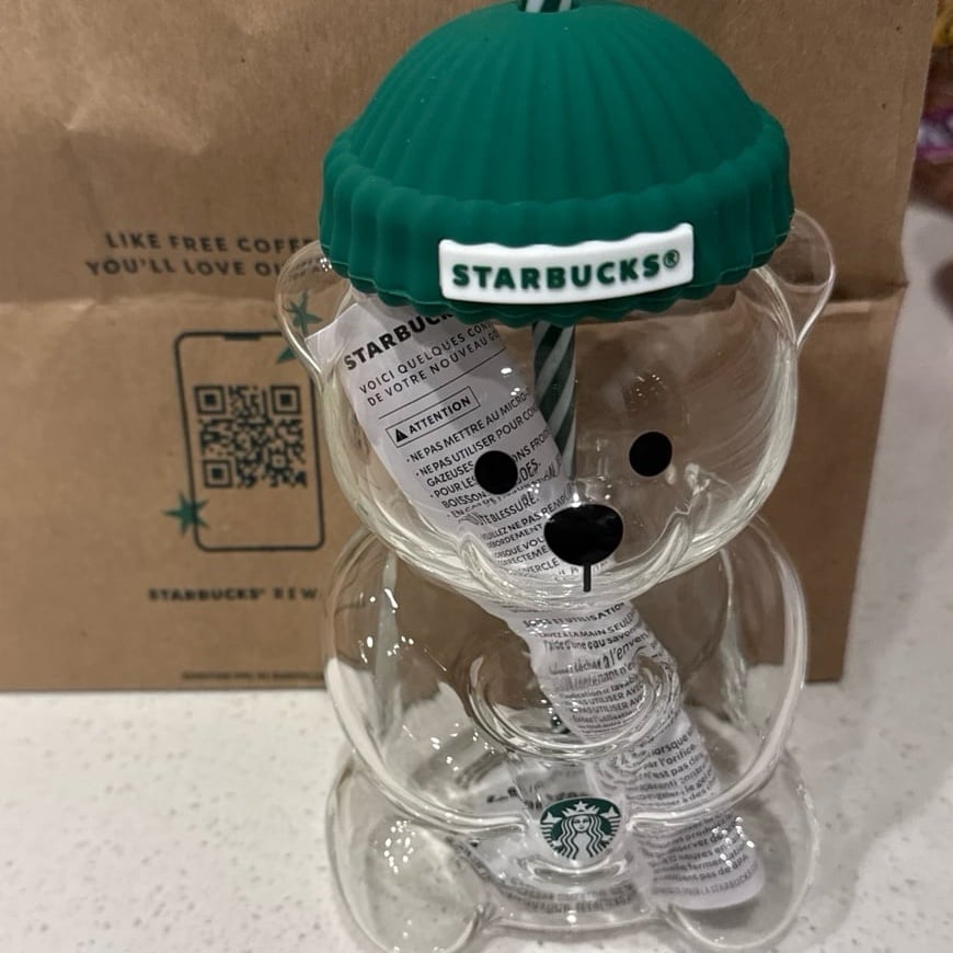 Starbucks Bearista Glass