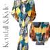 Kendall and Kylie Multi Animal Kimmono Robe sz Small KKDD-30110 NWT