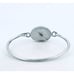 Mexico Sterling Silver 925 Monogram Bangle Bracelet - No Monogram, 6 Wrist,