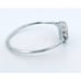 Mexico Sterling Silver 925 Monogram Bangle Bracelet - No Monogram, 6 Wrist,