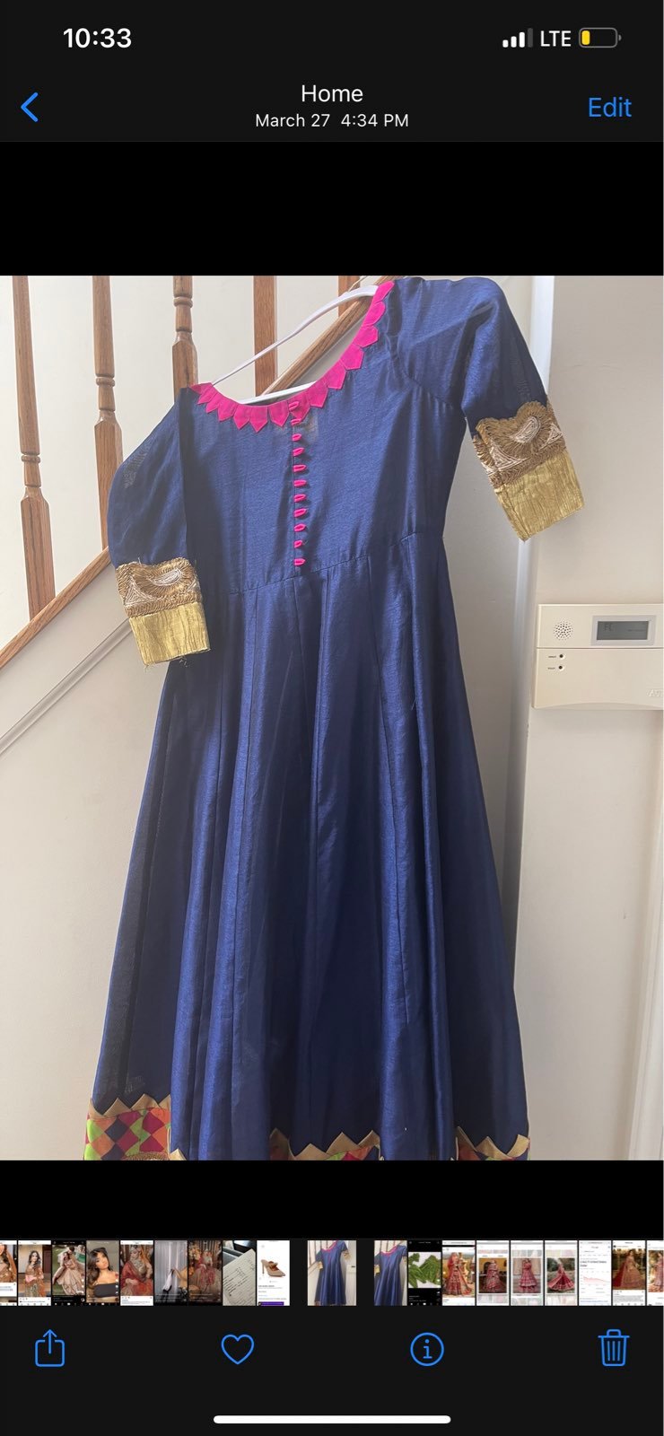 Vintage 80's Prom Dress