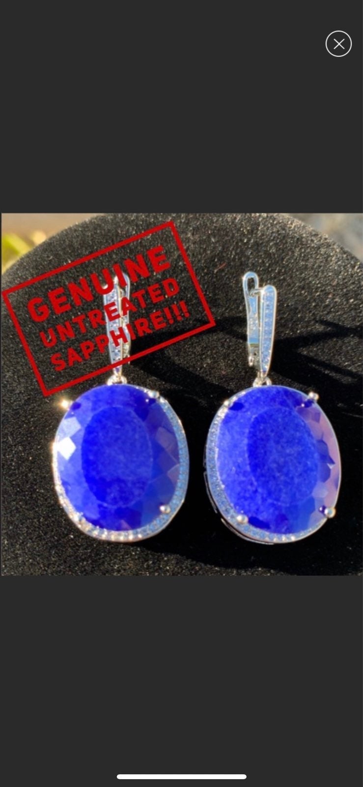 New & Natural Lapis Earrings for Women