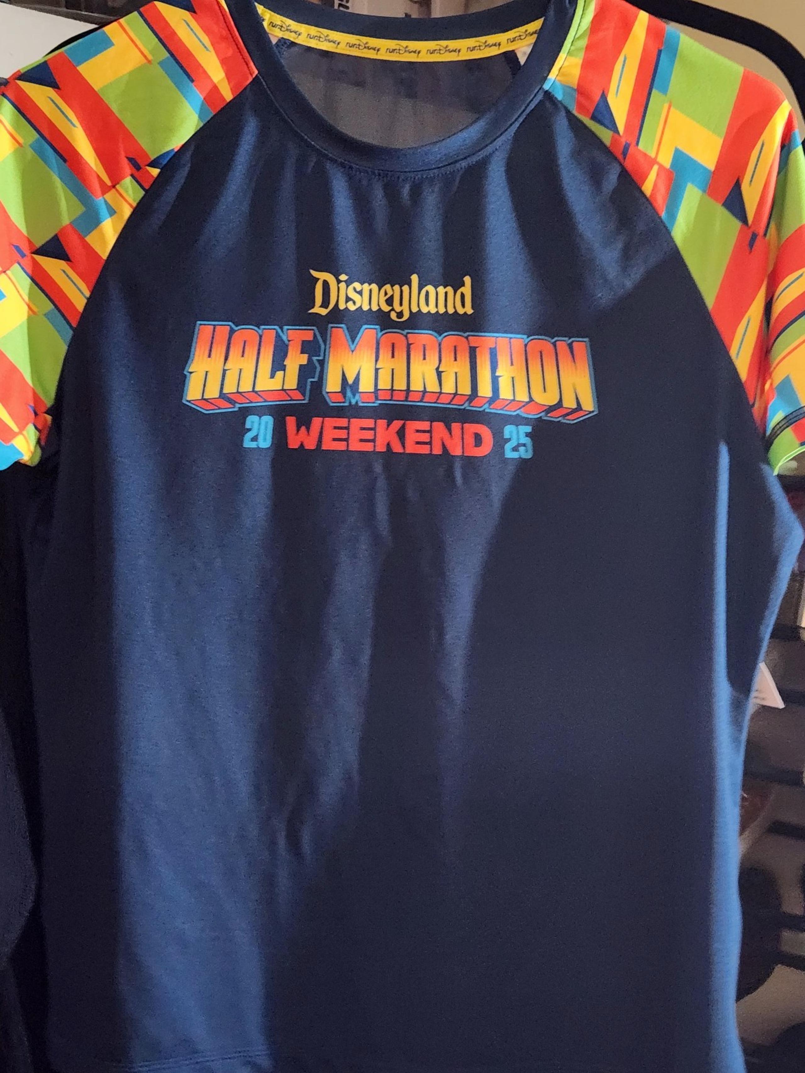 Disneyland Half Marathon 2025 running shirt Run Disney Small