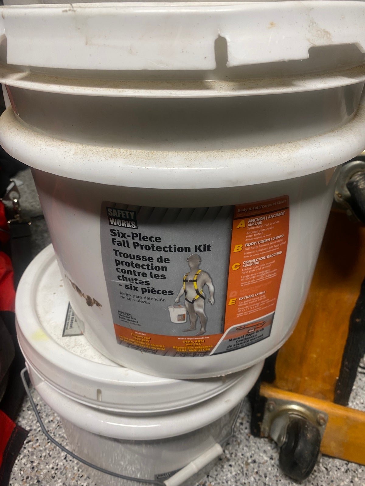 Safety works six piece fall protection