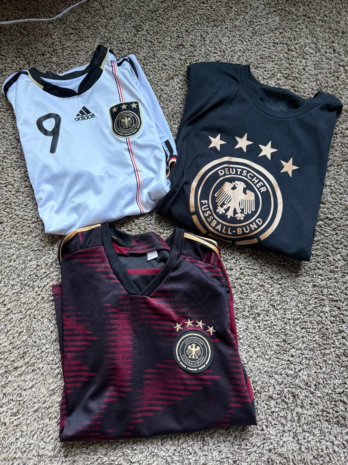 DFB Germany Soccer Jersey Lot for World Cup