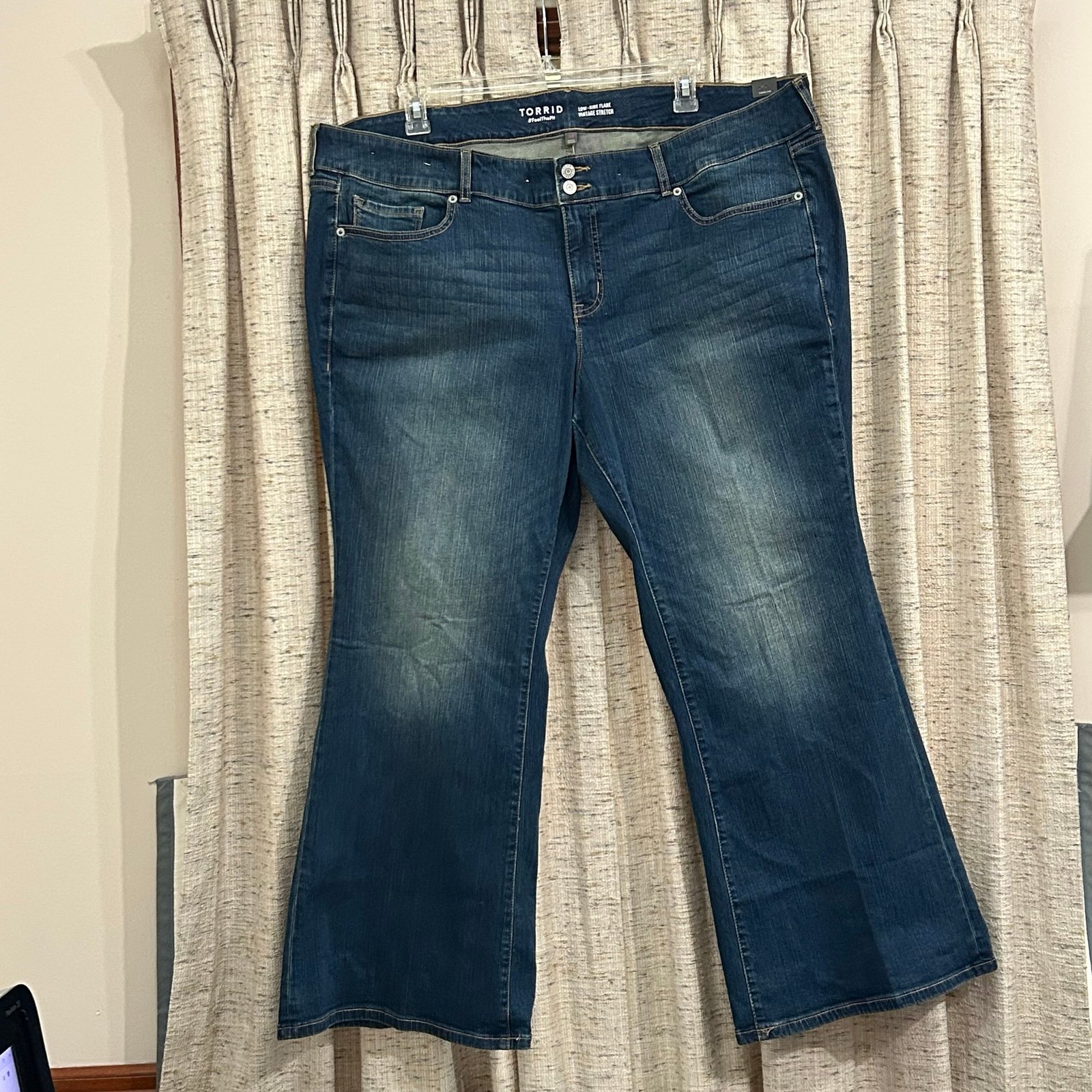 Torrid Vintage Stretch Low-Rise Flare Jeans - 24R