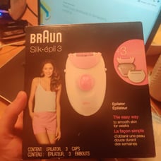 braun shaver Silk epil 3 open box