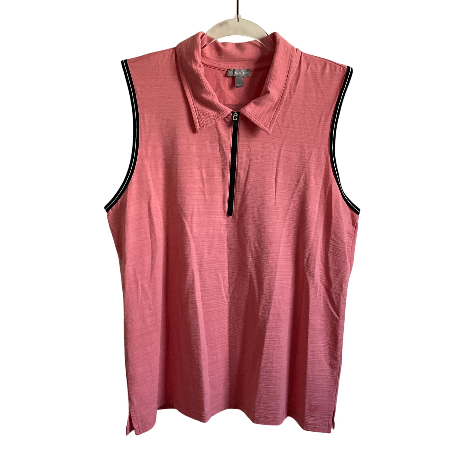 T by Talbots Sleeveless Athleisure Polo - Size Large