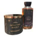 Bath And Body Works INTO THE NIGHT 3 Wick Candle & Body Wash Set