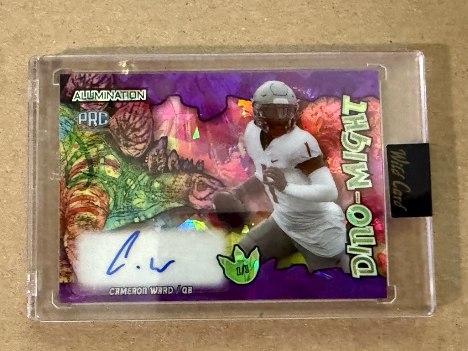 Cam Ward 1/1 Dino-Might Auto