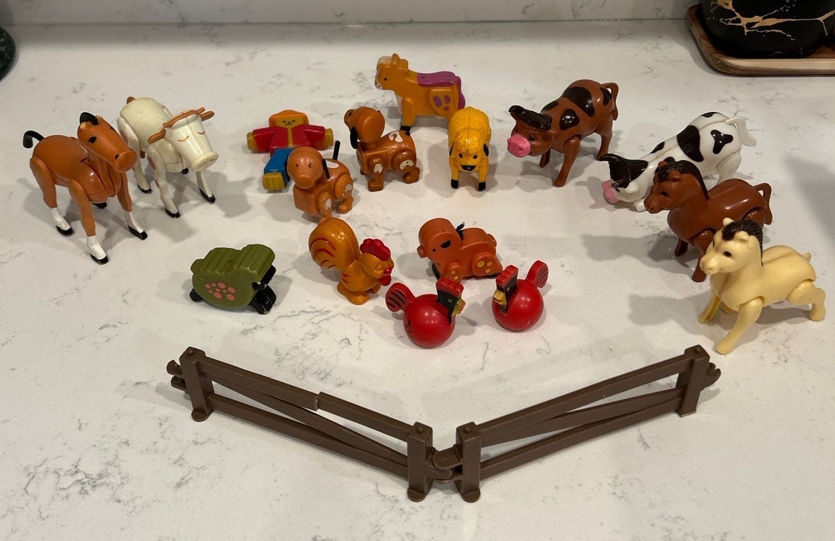 Vintage Fisher Price Assorted Farm Animals