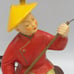 C.S. Co. Japan Chalkware Lamp Japanese Fisherman