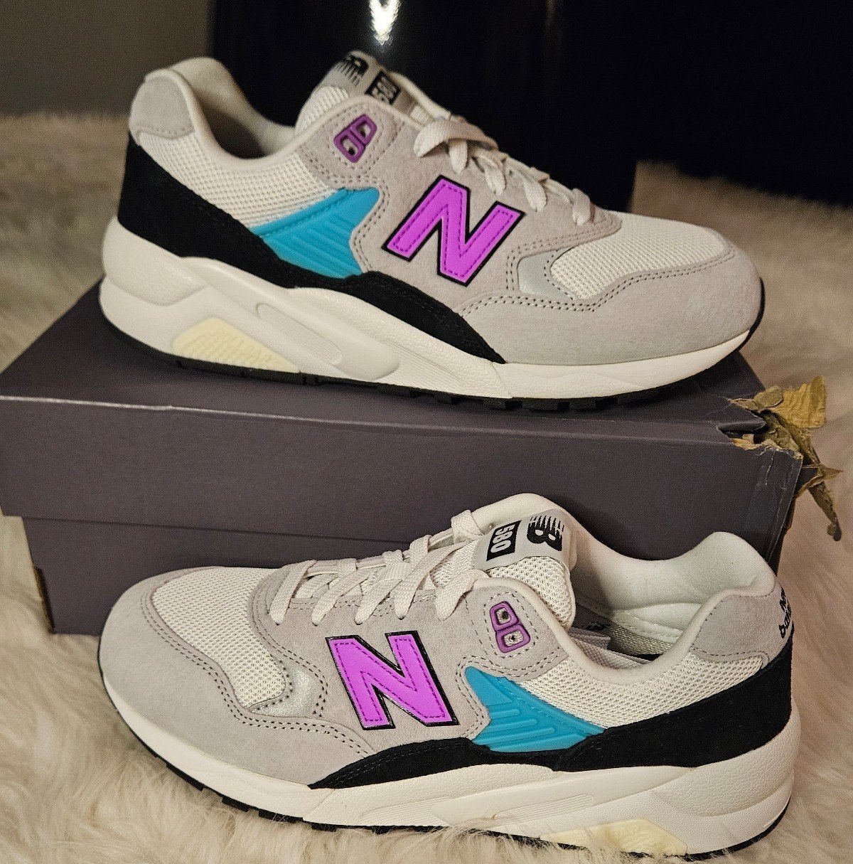 NEW BALANCE 580V2 'RAINCLOUD COSMIC ROSE' SZ 8