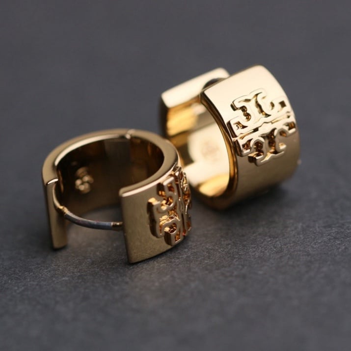 Tory Burch Britten huggie hoop Earrings