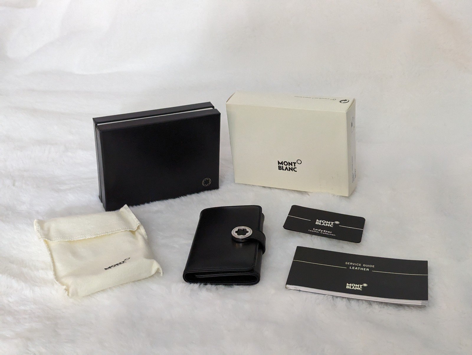 MONTBLANC Lady Star Colecction Black leather Key Case 38121