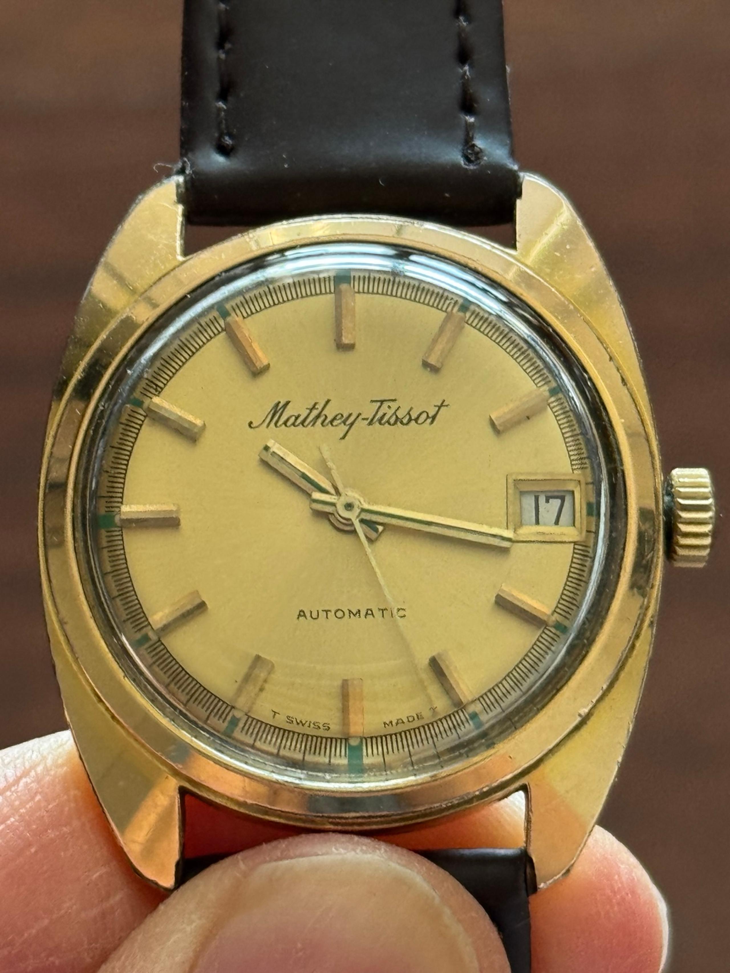 1970s Mathey Tissot gents automatic
